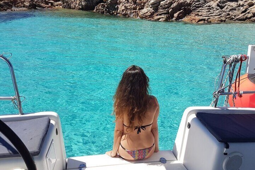 Catamaran tour to the Maddalena Archipelago from Cannigione