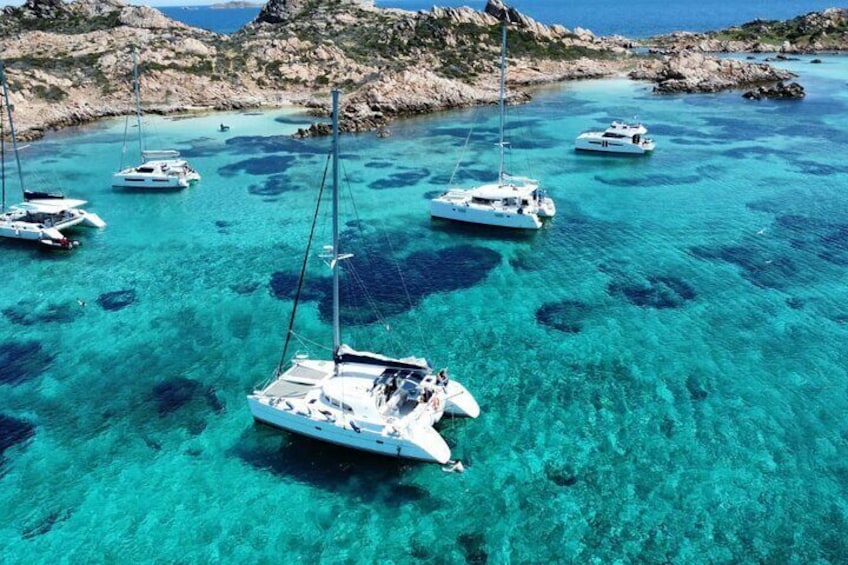 1-Catamaran tour to the Maddalena Archipelago from Cannigione