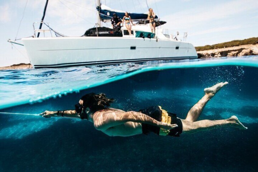 Catamaran tour to the Maddalena Archipelago from Cannigione