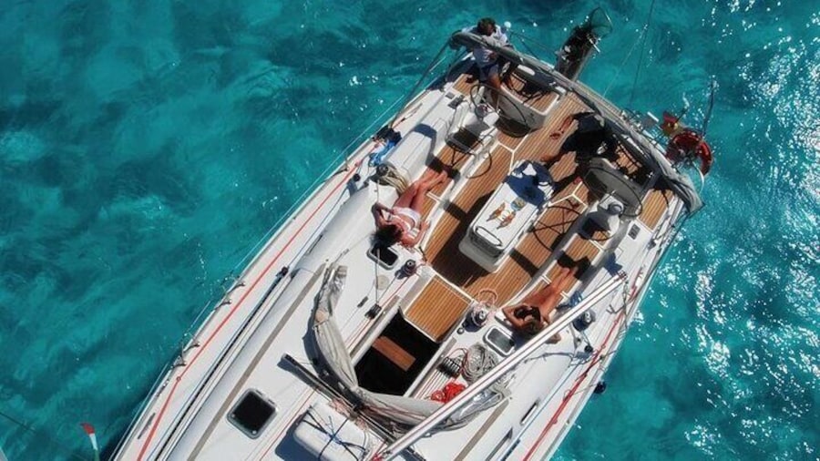 Sailing boat from Santa Teresa di Gallura to the Maddalena Archipelago
