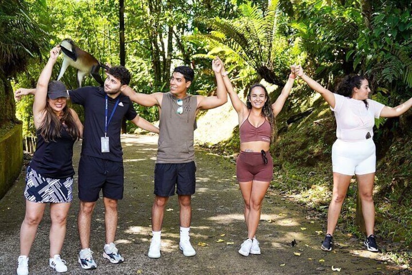 Group at grand Etang national park