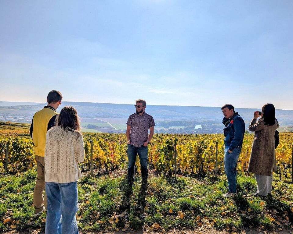 Reims or Epernay: Short day family growers & lunch