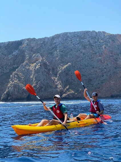 Picture 6 for Activity Pollença: Kayak and Coasteering Cliff Jumping