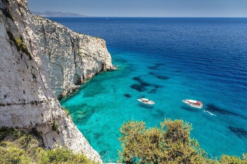 Private Shore Excursion in Zakynthos Blue Caves & Navagio Bay 