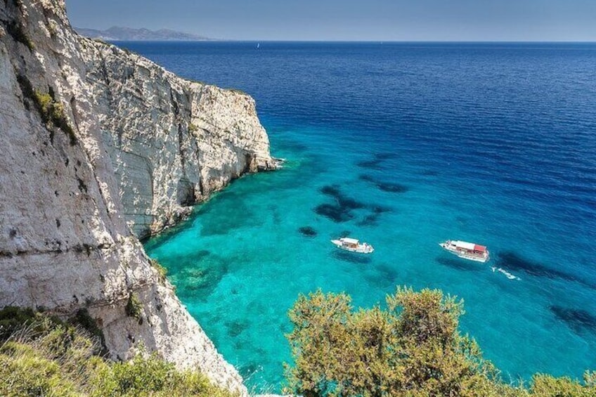 Private Shore Excursion in Zakynthos Blue Caves & Navagio Bay