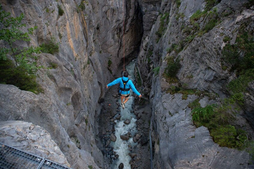 Picture 2 for Activity Interlaken: Canyon Swing in Grindelwald