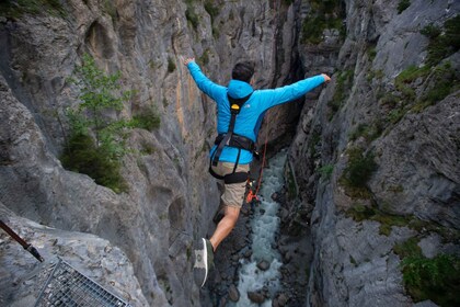 Interlaken: Canyon Swing i Grindelwald