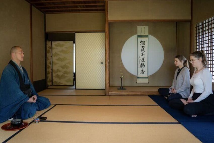 Kyoto: Zen Meditation at a Private Temple with a Monk