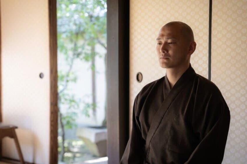 Kyoto: Zen Meditation at a Private Temple with a Monk