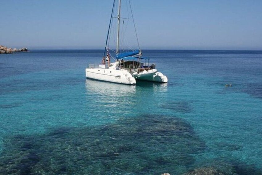 Catamaran tour FROM CANNIGIONE to the Maddalena Archipelago