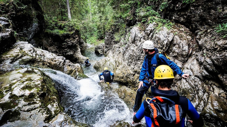 Picture 3 for Activity Canyoning Schwarzwasserbach in the Kleinwalsertal