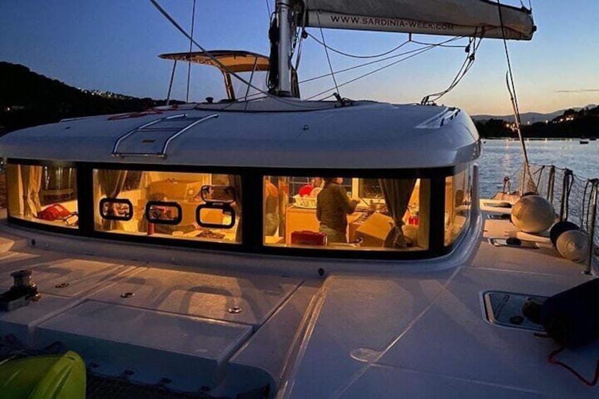 Luxury catamaran from Porto Rafael-Palau to the Maddalena Archipelago