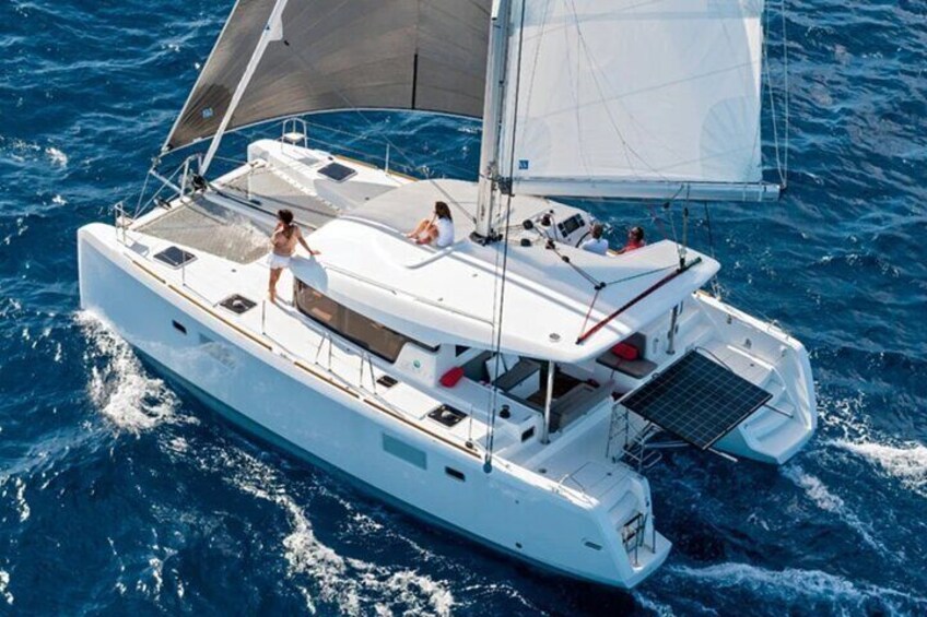 Luxury catamaran from Porto Rafael-Palau to the Maddalena Archipelago