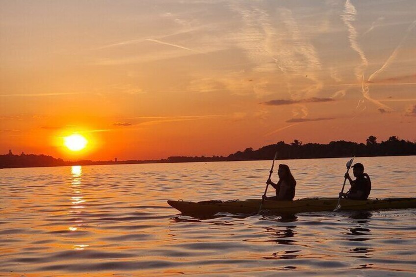 Sunset Kayak Adventure in Belgrade