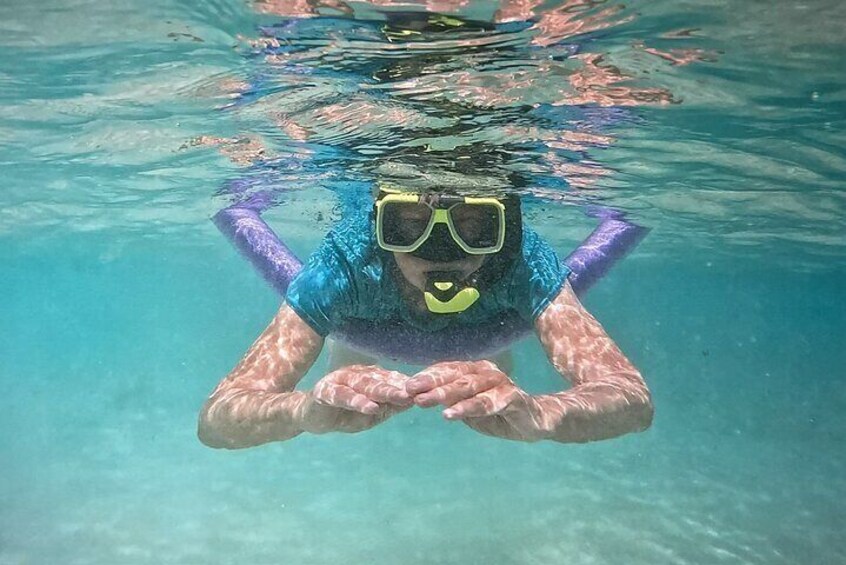 happy snorkeltrip participant