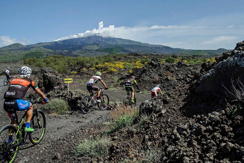 Picture 1 for Activity Etna: Half-Day Mt Etna Mountain Bike Tour