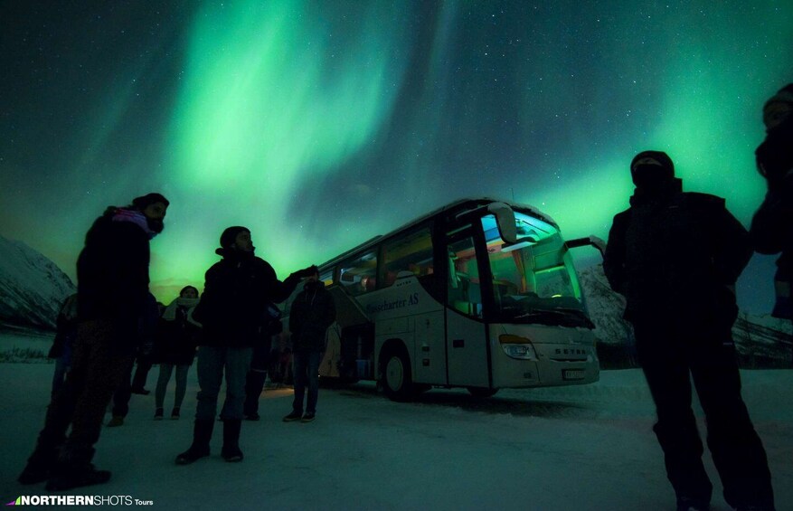 Picture 1 for Activity Tromso: Northern Lights Photography Bus Tour