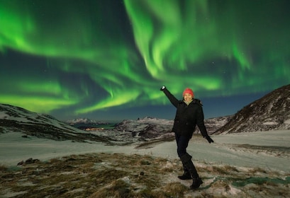 Tromso: Tour fotografico dell'aurora boreale in autobus