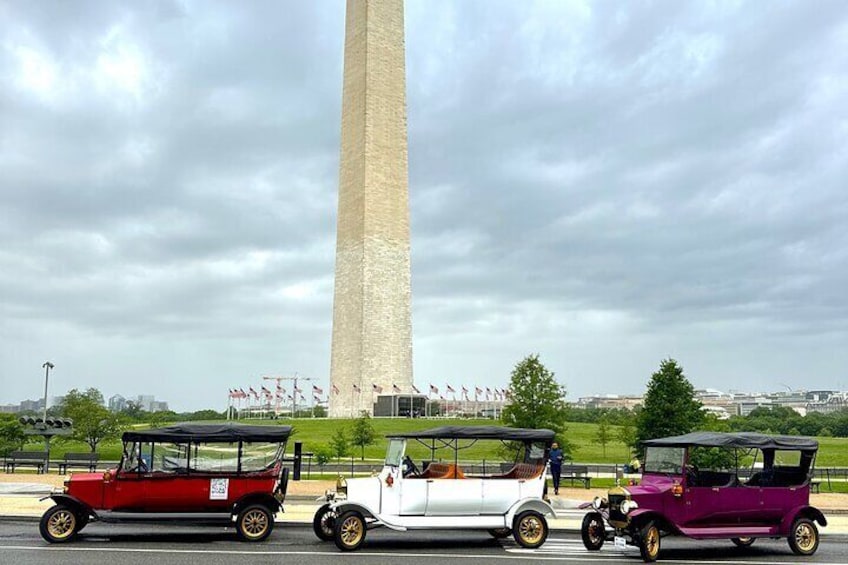 Washington DC Day and Night Tour With Vintage T Model Replica