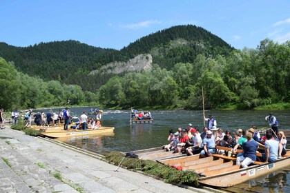 Von Krakau aus: Ganztägige Dunajec Rafting- und Thermalbäder-Tour