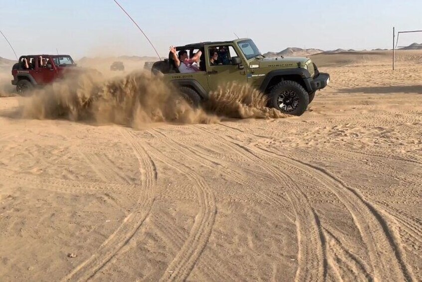 dune bashing