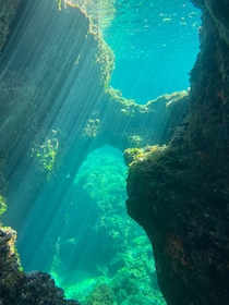 Alcudia: Day or Sunset Caves, Coastline, & Snorkel Boat Tour