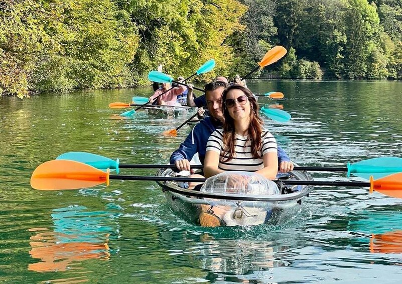 Picture 3 for Activity Bled: Guided Kayaking Tour in a Transparent Kayak