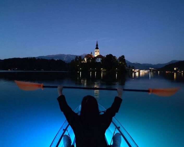 Bled: Guided Kayaking Tour in a Transparent Kayak