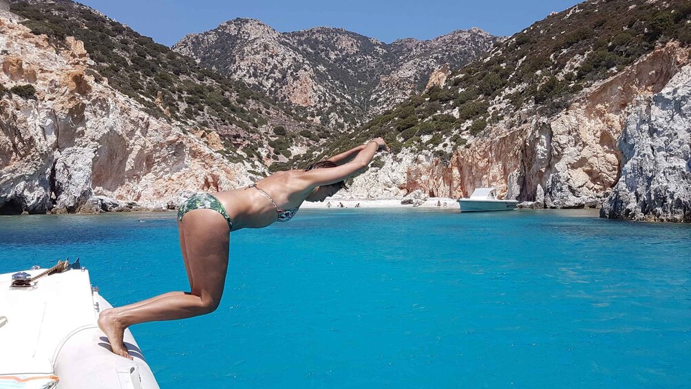 Picture 6 for Activity From Sifnos: Kimolos and Poliegos Tour with Swimming