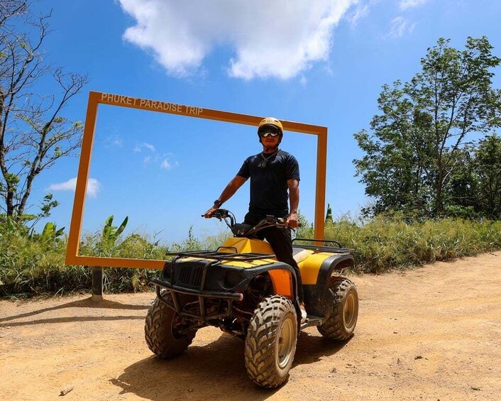 Picture 1 for Activity Phuket: ATV Tour with Sea Views and Big Buddha Temple