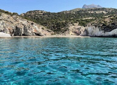 Cruise på Milos' sørlige strender fra Agia Kyriaki