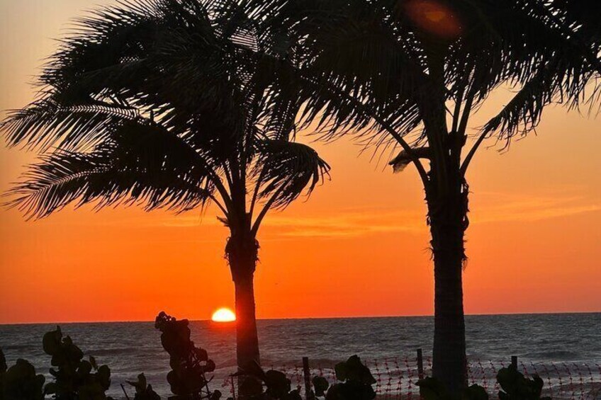 Sunset at the beach - Trike Tours USA 