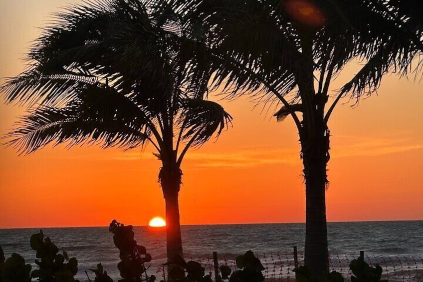 Sunset at the beach - Trike Tours USA
