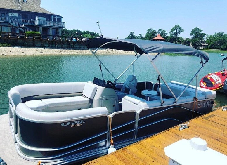 Picture 3 for Activity Tybee Island: Pontoon Boat Rental by the Hour