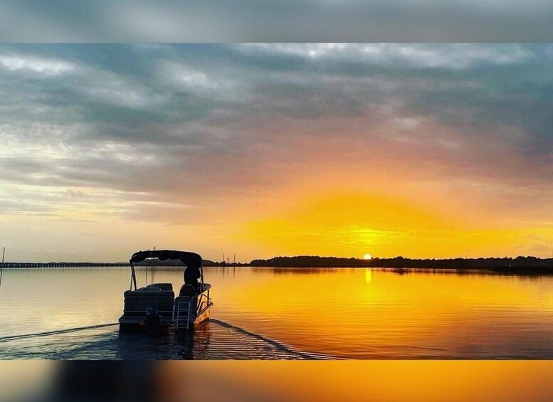 Picture 1 for Activity Tybee Island: Pontoon Boat Rental by the Hour