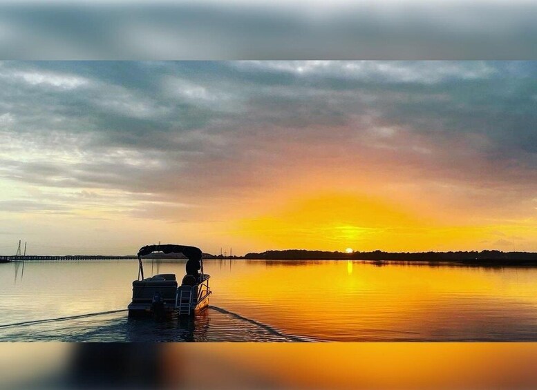 Picture 1 for Activity Tybee Island: Pontoon Boat Rental by the Hour