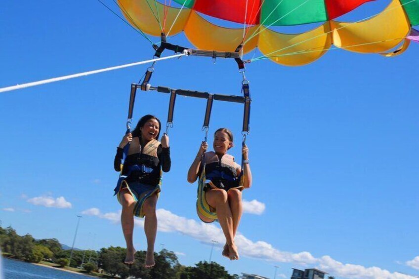 Parasailing on the Gold Coast, Fly solo, Tandem or Triple