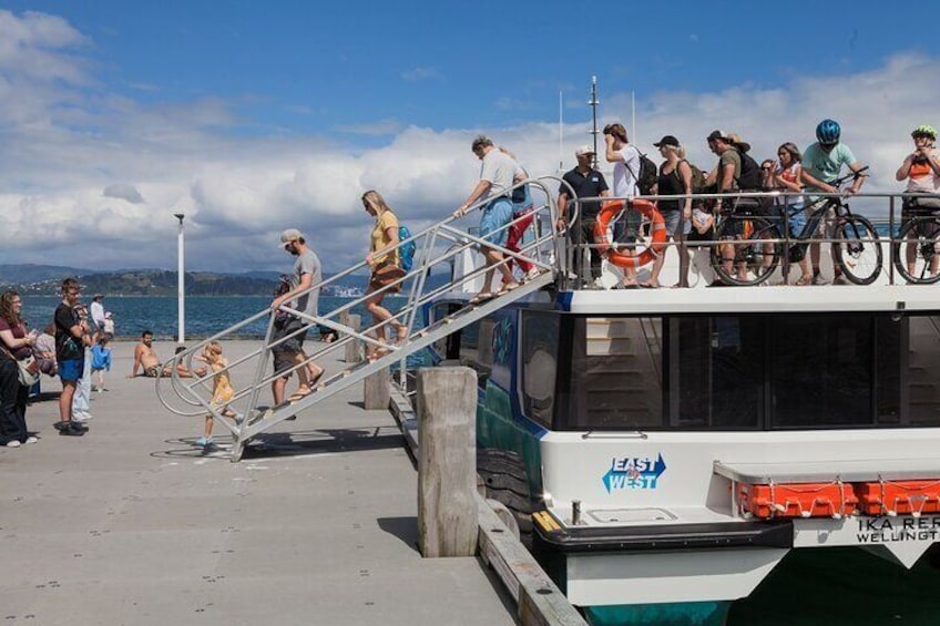 Return Ferry Ticket from Queens Wharf, Wellington to Days Bay