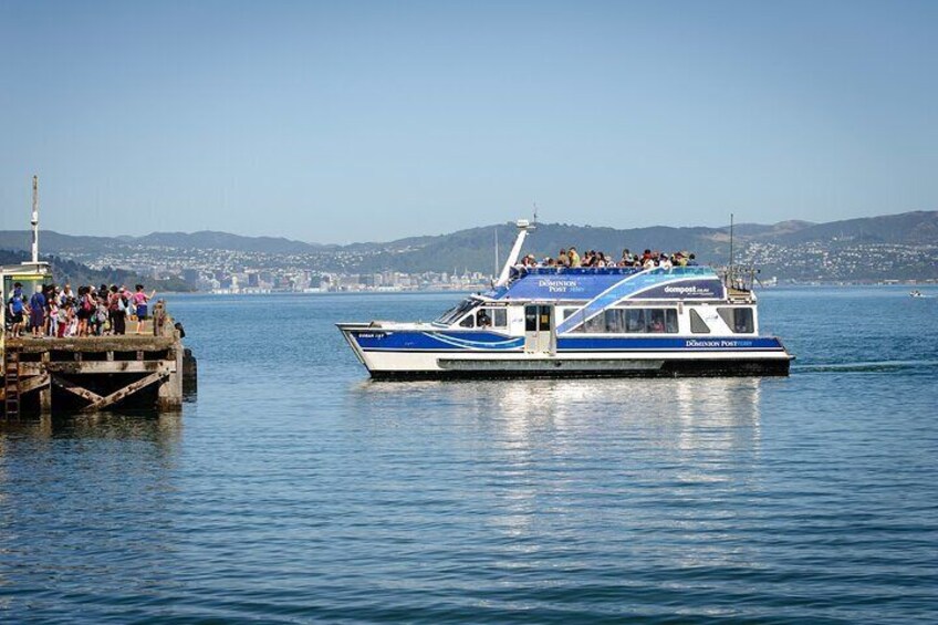 Return Ferry Ticket from Queens Wharf, Wellington to Days Bay