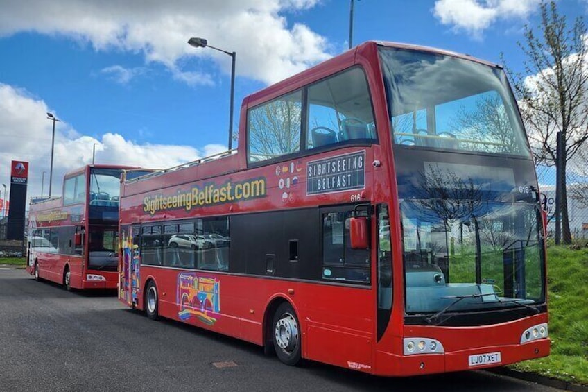 Sightseeing Belfast Hop-on Hop-off Open Top Tour