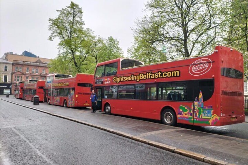 Sightseeing Belfast Hop-on Hop-off Open Top Tour