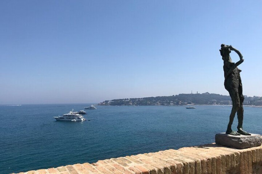 view over Antibes Cap
