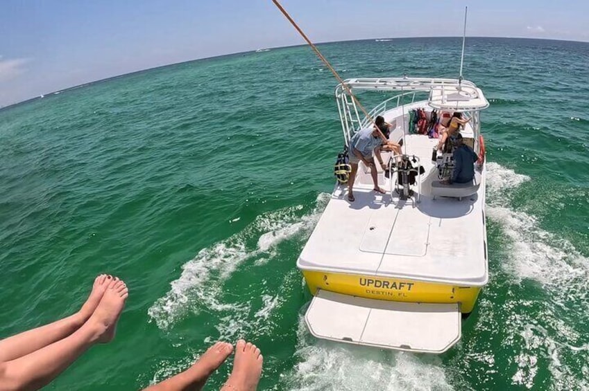 Sky High Parasailing from Marina Cafe in Destin Florida