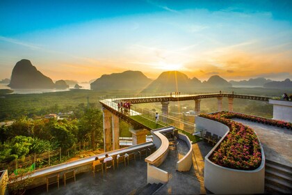 Entrada al mirador de Samet Nangshe a Beyond Skywalk Nangshi