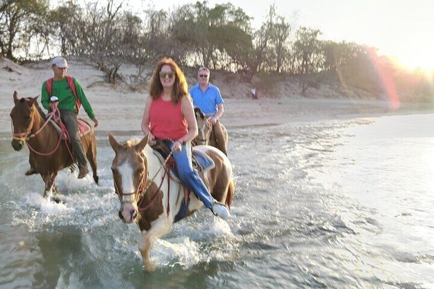 Horseback Riding on the Beach and Trails 2 Hours