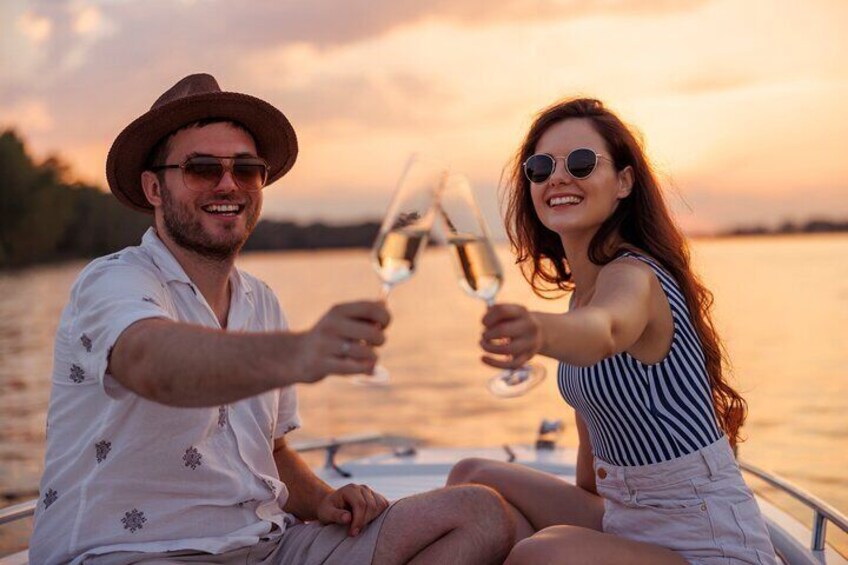 Private Sunset by Boat in the Bay of Torrevieja