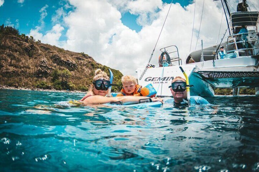 Snorkeling on Maui is fun for the whole family.