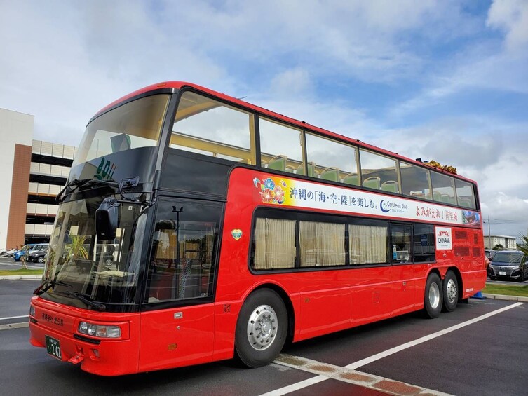 Double-Decker Bus,Okinawan Open Top Bus