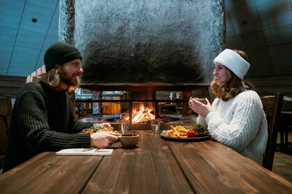 Rovaniemi: sauna finlandesa tradicional y cena de otoño