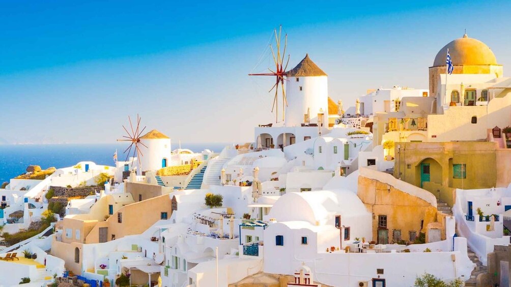 From Rethymno: Santorini Day Trip by Boat, Visit Oia & Fira